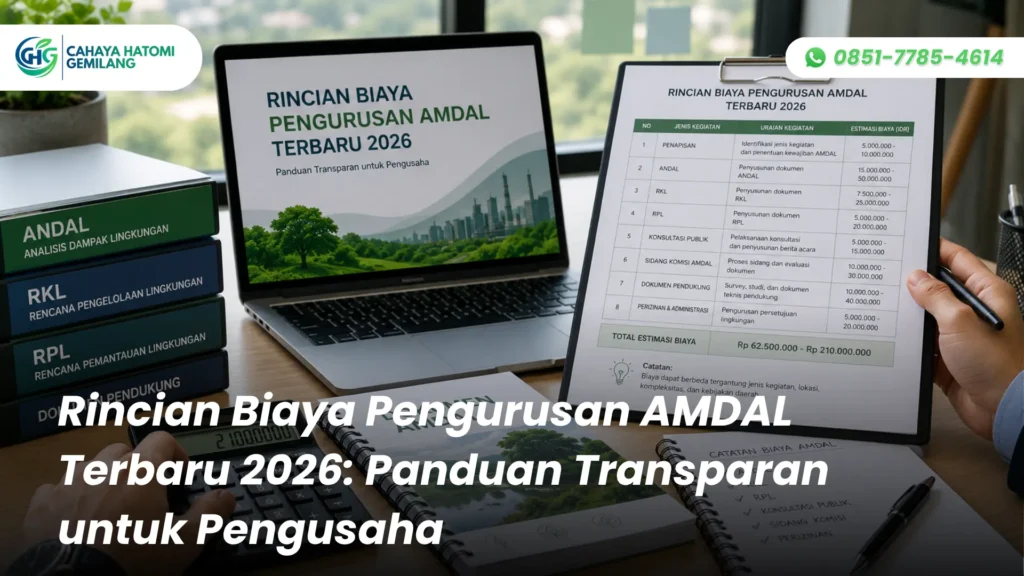 Rincian Biaya Pengurusan Amdal