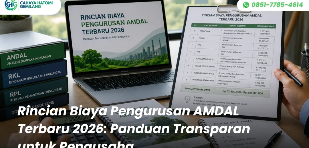 Rincian Biaya Pengurusan Amdal